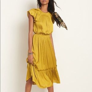 Anthropologie Current Air Dodie Midi Dress